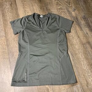 OGIO Womens Endurance Tee Shirt Size Small  Gray Short Sleeves Athletic Pullover